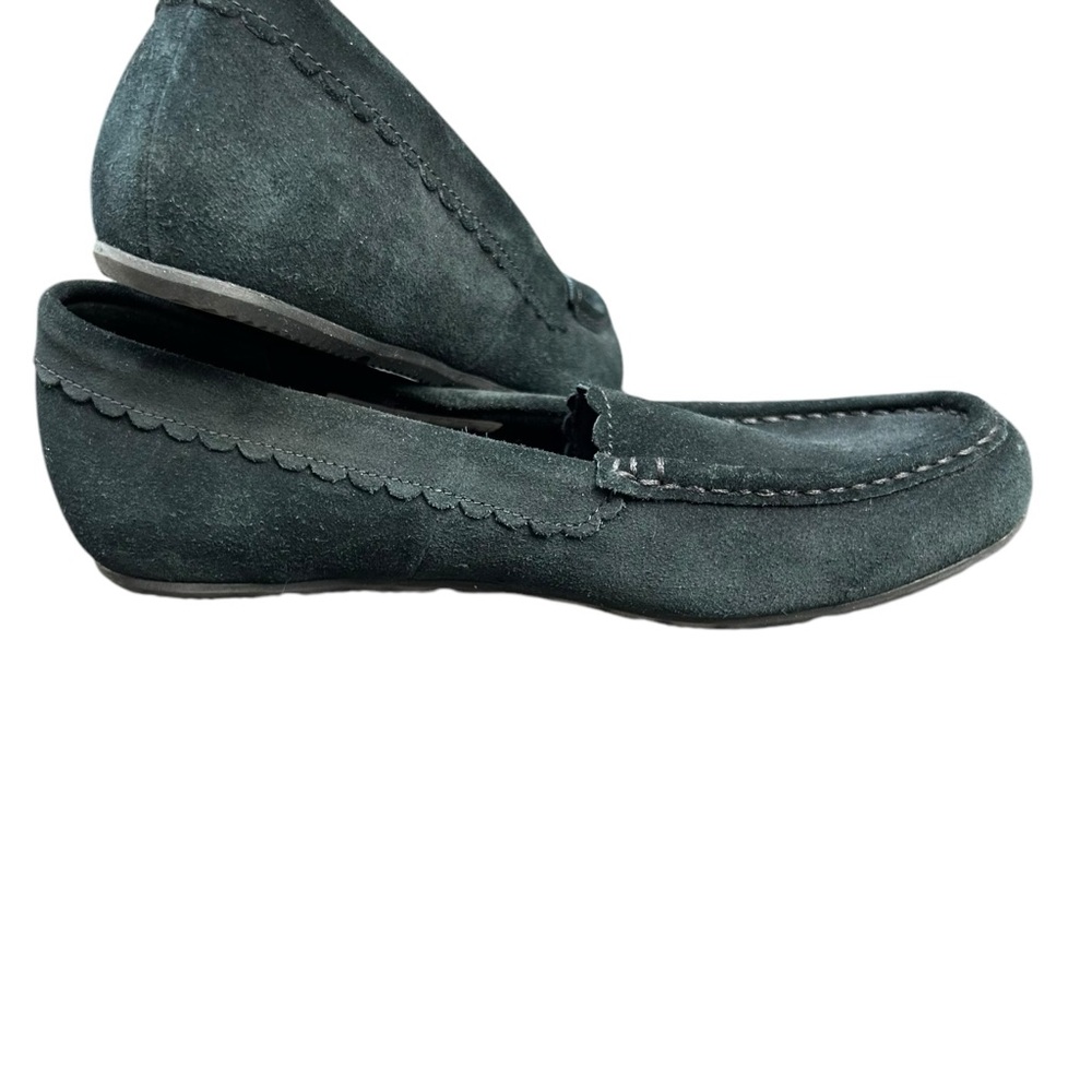 Vionic McKenzie Black Slipper Shoe Women’s Size 7 Suede Upper Rubber Sole - Picture 6 of 9